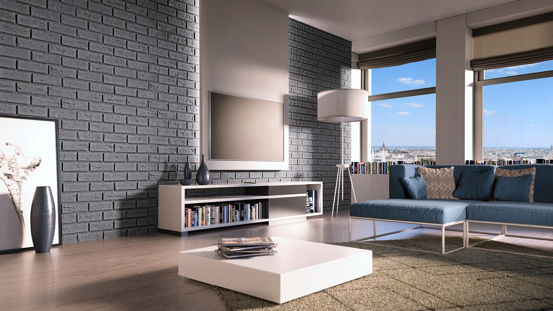 CEGŁA Z FUGĄ loft Stegu BOSTON KOLORY WEW i ZEW Długość 22.3 cm