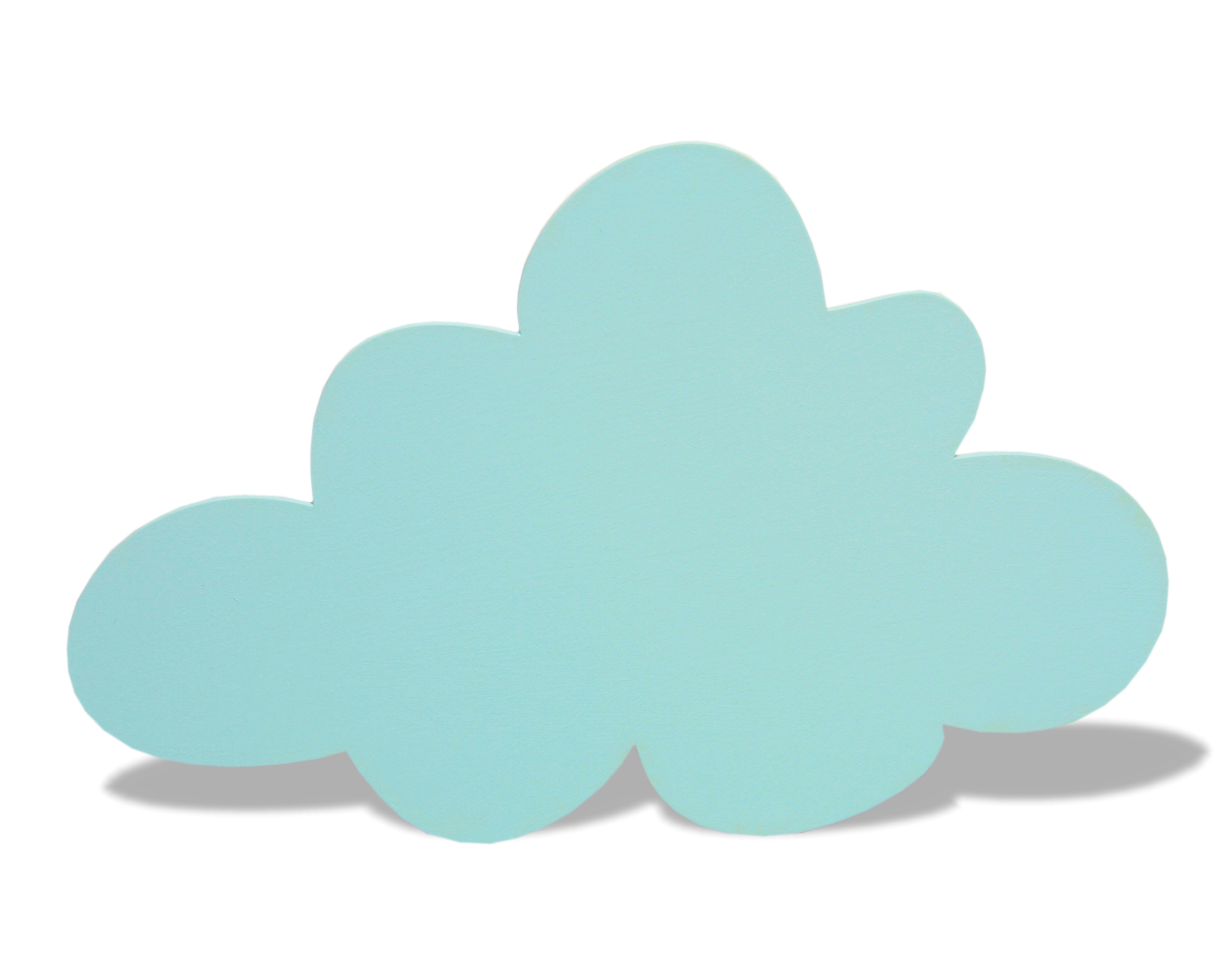 Облако большое украшение на стену украшение 3D с мятой