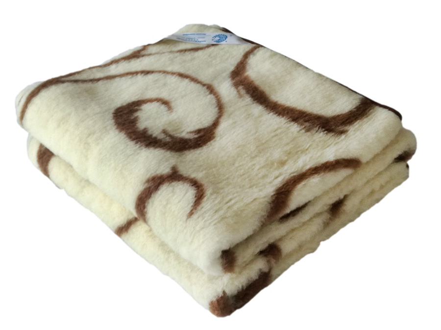 KOC WEŁNIANY 200x200 MERYNOS AUSTRALIJSKI BROWN Marka IndygoSklep.pl