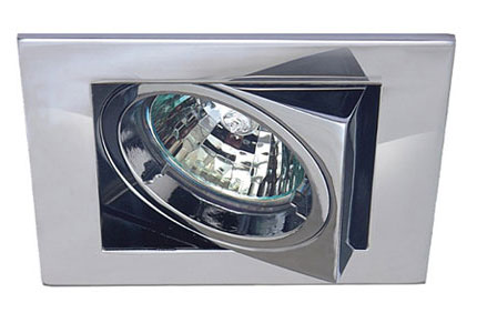 

Oprawa halogenowa kwadrat GU10 do Led Chrom