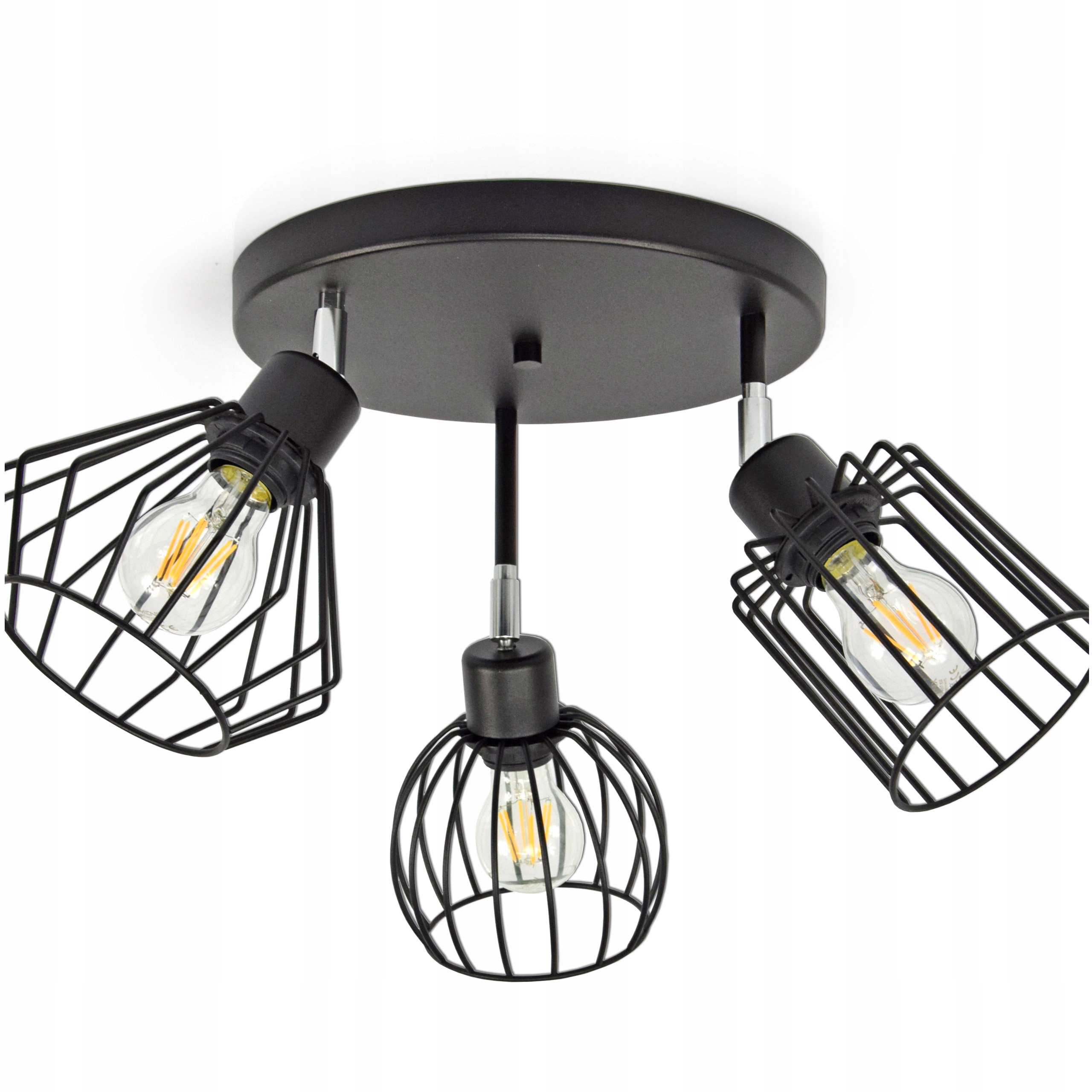 Lampa Stropní Svítidlo Loft Edison z drátu 720-G3M