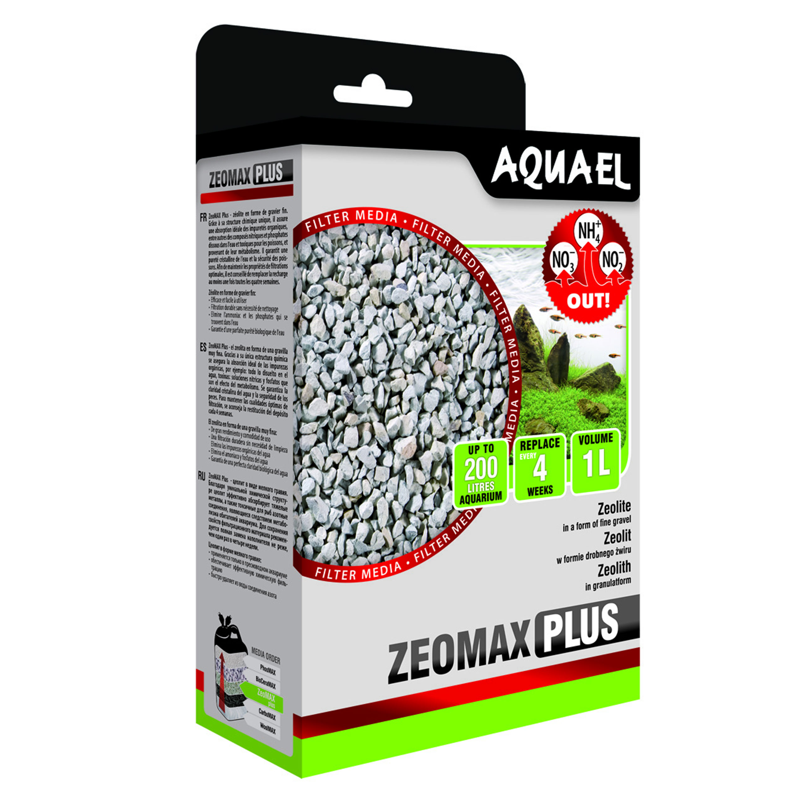 

Aquael Wkład Zeomax Plus 1L zeolit na azotany