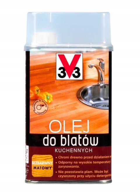 

3V3 Olej Do Blatów Kuchennych 0.5L bezbarwny V33