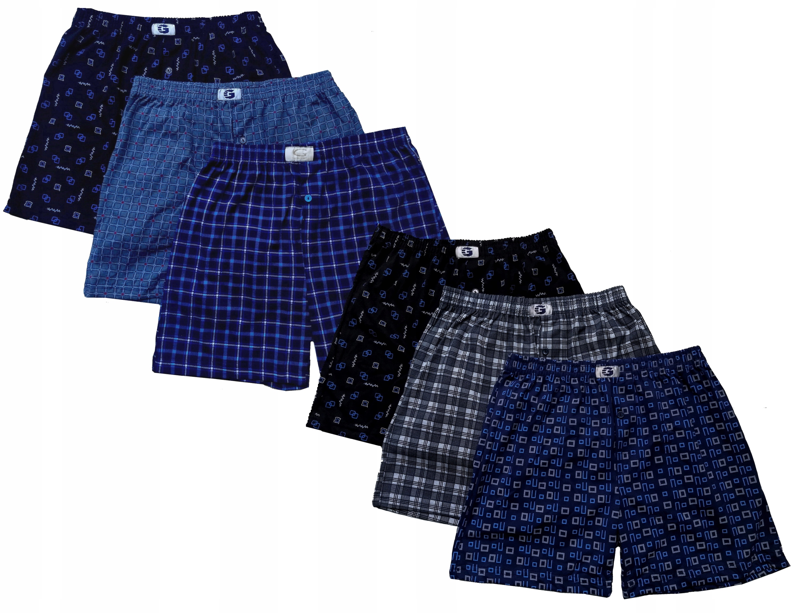 

6x Luzne Polskie bokserki Bawełna XXXXL KOLORY-4XL