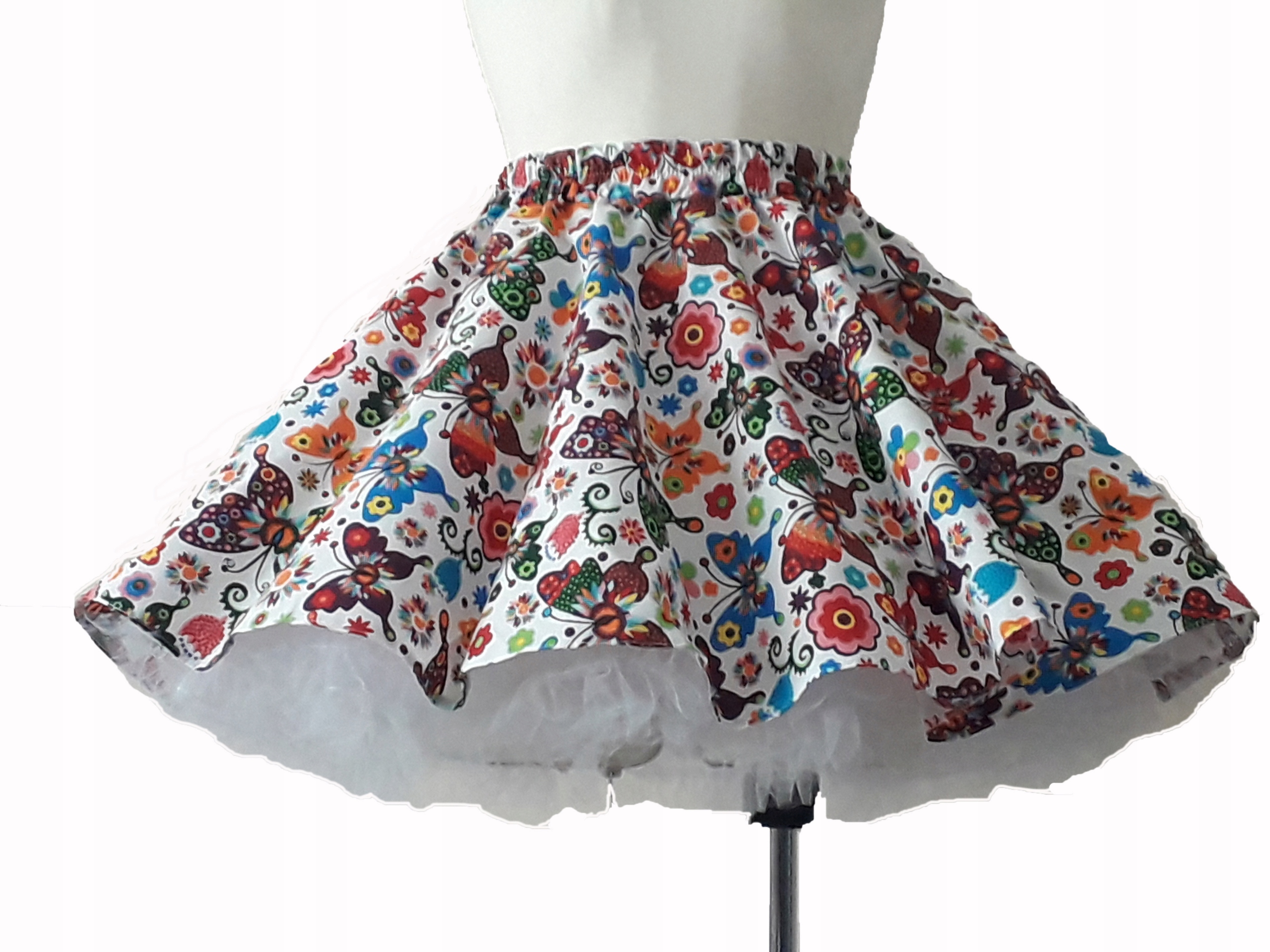 SPÓDNICZKI Z KOŁA PIN-UP Z HAŁKĄ GROCHY 134 Wiek dziecka 8 lat +