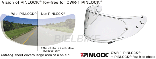 Pinlock Evo Shoei CWR F2 do kasku NXR2 EAN 4512048772352