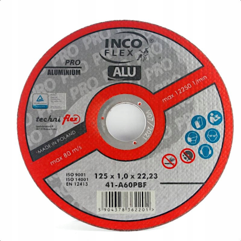 

Tarcza Do Cięcia Aluminium Alu Pro 125x1 Inco Flex