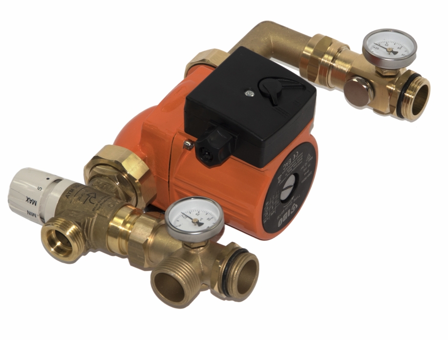 Rozdzielacz 5 obw. z Grupą Pompową do Podłogówki Kod producenta INSTAL-HURT