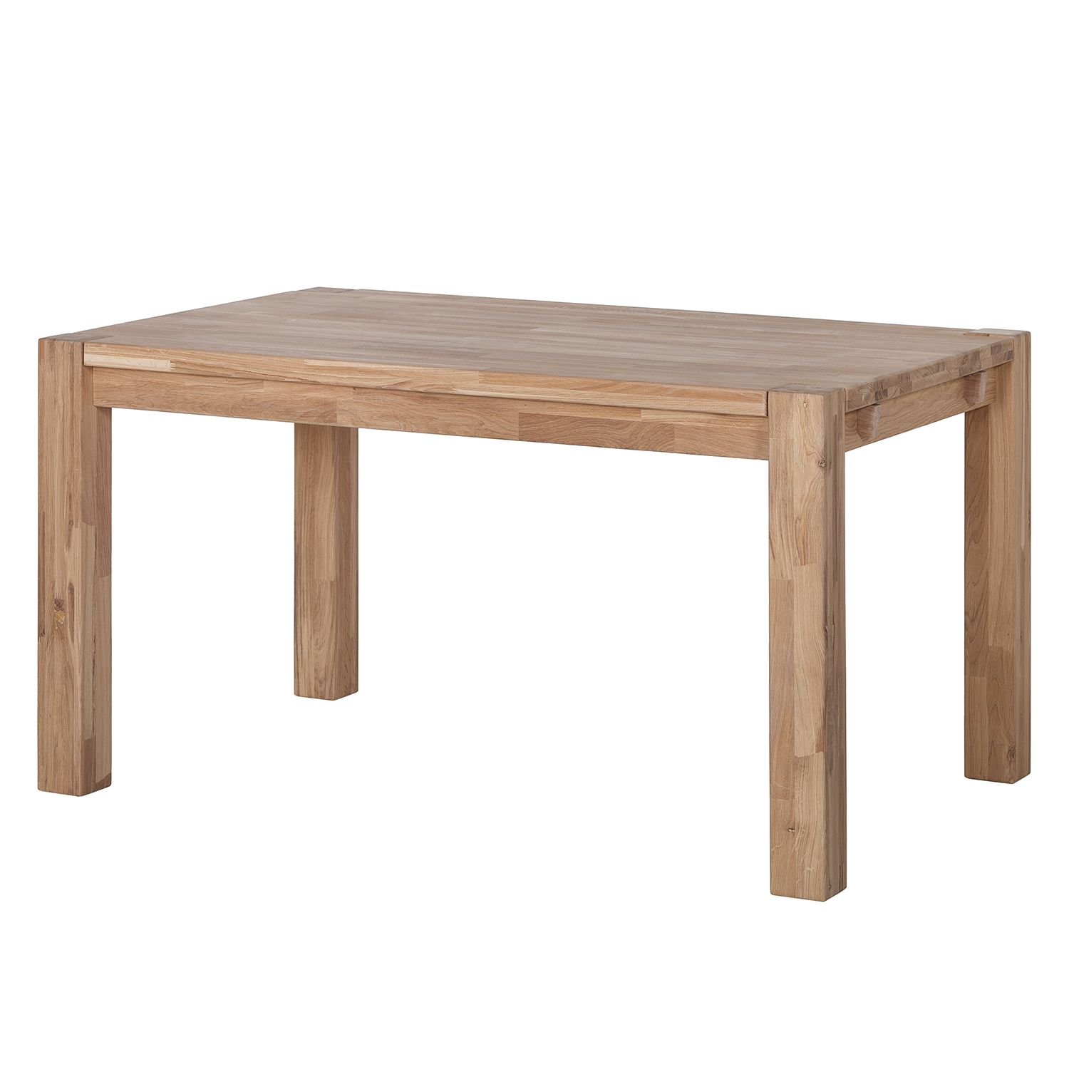 STÓŁ Z DĘBU MONTANA, Z DOKŁADKAMI 160(260)x90xh75 Wysokość mebla 75 cm