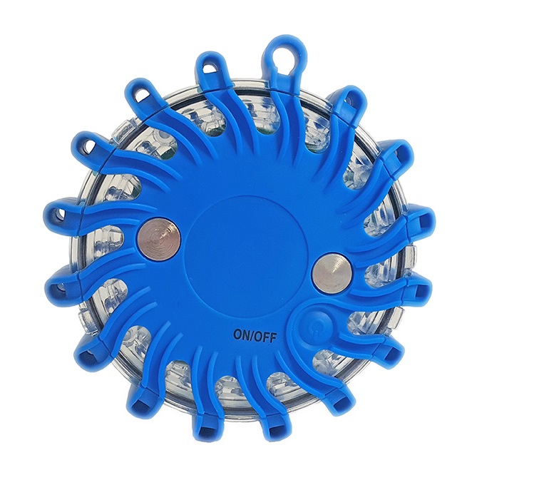 LAMPA OSTRZEGAWCZA NIEBIESKA AKUMULATOR FLARA LED Numer katalogowy części 89