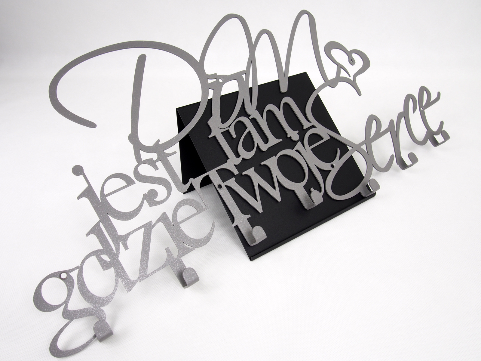 Wieszak na ubrania klucze DOM JEST TAM GDZIE SERCE Marka BestforHome