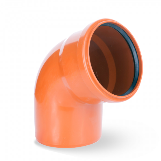 

Kolano kanalizacyjne zewnętrzne Pvc 200/67 Pcv