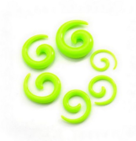 

Spirala Limonkowa Zestaw 6 sztuk od 2mm-8mm Akryl
