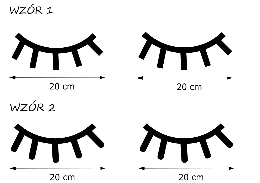 naklejki ścienne ścianę rzęsy powieki oczy 20 cm Motyw Motywy zwierzęce Motywy roślinne Kuchenne Dekor Dziecięce Inny Tribal