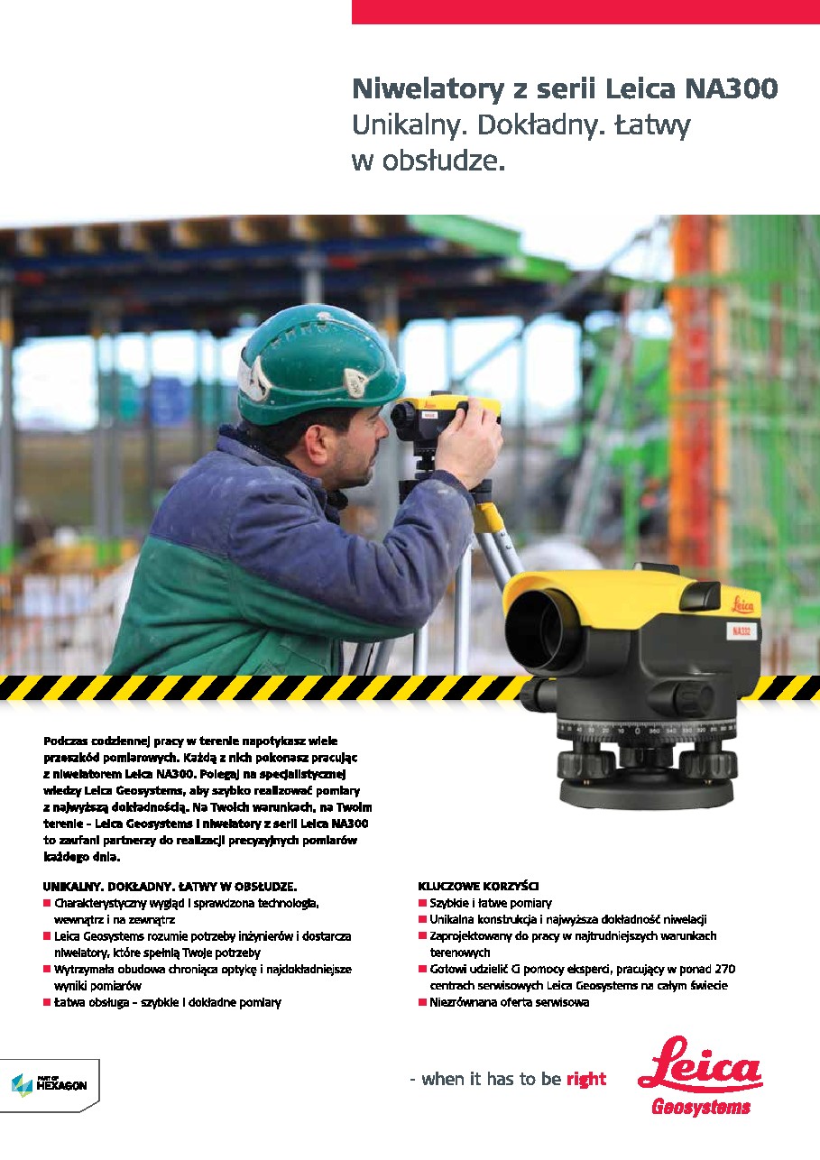 NIWELATOR OPTYCZNY LEICA NA332 SET WAWA Marka Leica