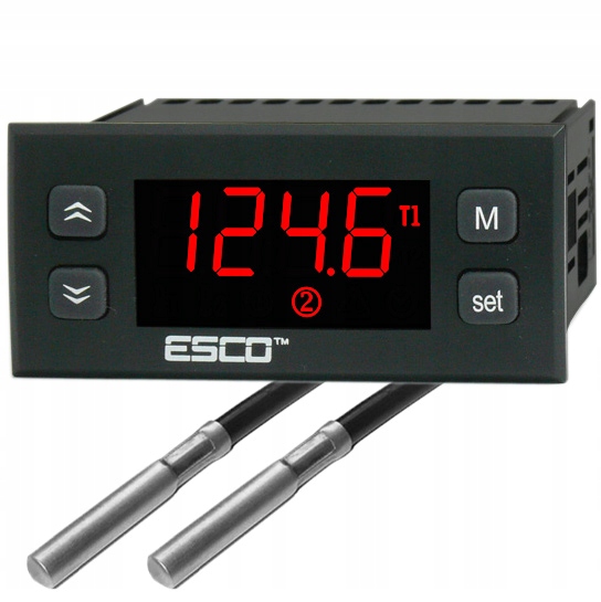 dvojitý Regulátor Teploty Termostat senzor DC20+ 2x16A Dvoukanálový