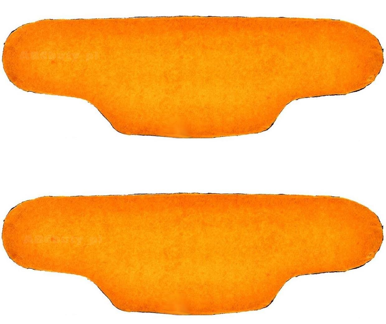 G10-82 BIAŁE SKÓRZANE WĄSKIE ZAPIĘTKI NA OBTARTE PIĘTY ODCISKI PODUSZKI x 2 Model SKÓRZANE WKLEJANE ZAPIĘTKI DO BUTÓW HEEL GRIPS UNI