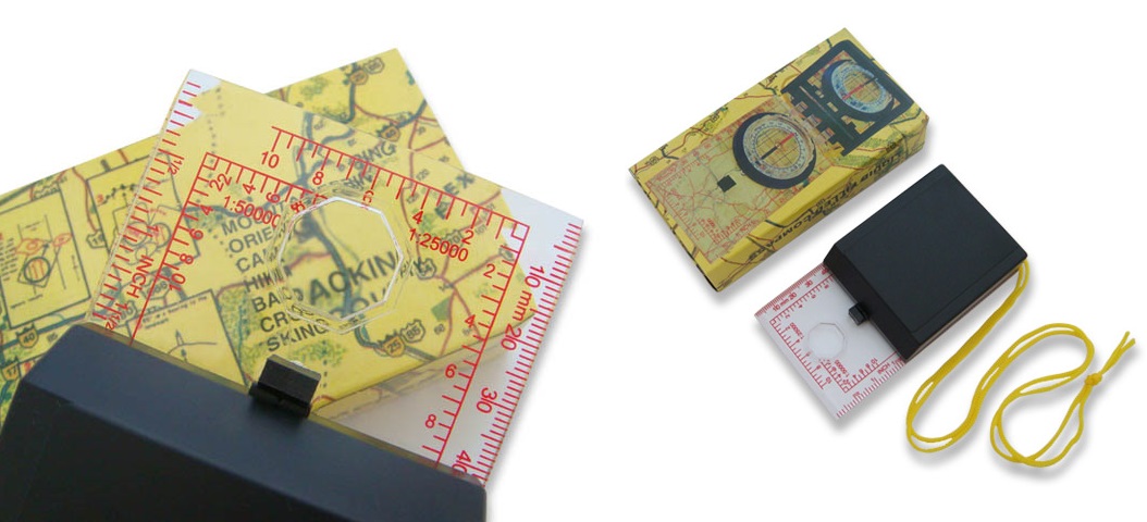 Kompas Mapowy Busola Lusterko Lupa Mapnik KP009 Marka Comet