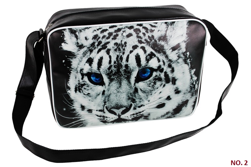 Torba Szkolna Młodzieżowa Nadruk Kot w okularach Marka Lang Galanteria