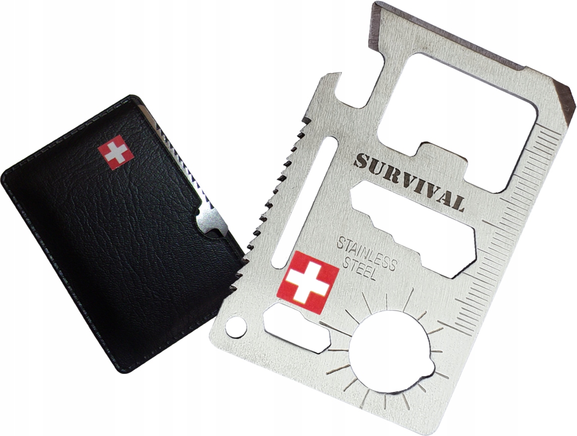 

Karta Przeżycia Survival 11w1 Multitool Wzmocniona