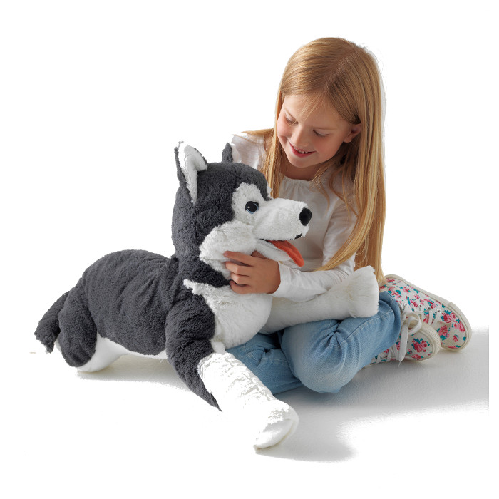 Pluszak pies husky siberian DUŻY LIVLIG IKEA Marka inna