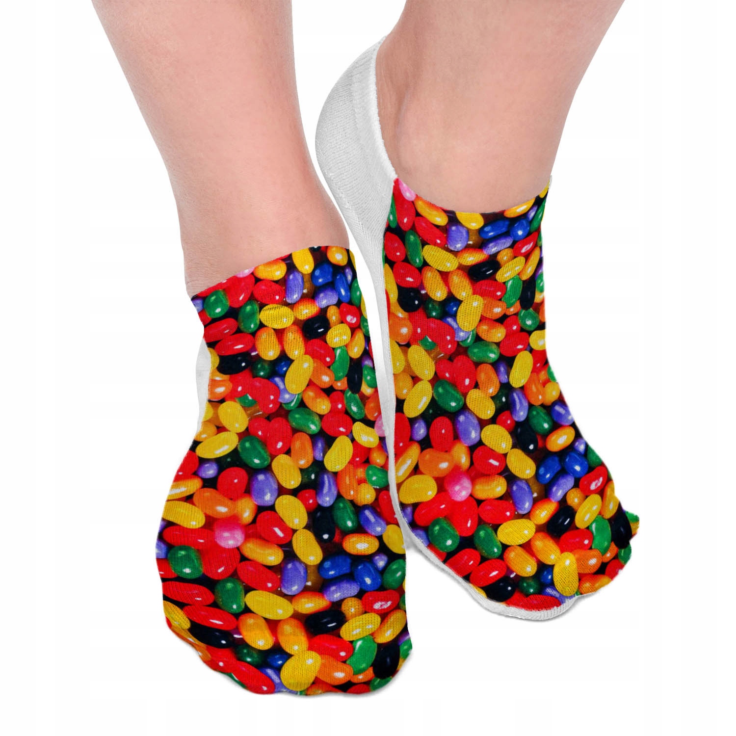 SKARPETKI STOPKI FULLPRINT 3D CUKIERECZKI KOLOROWE Marka Inna marka