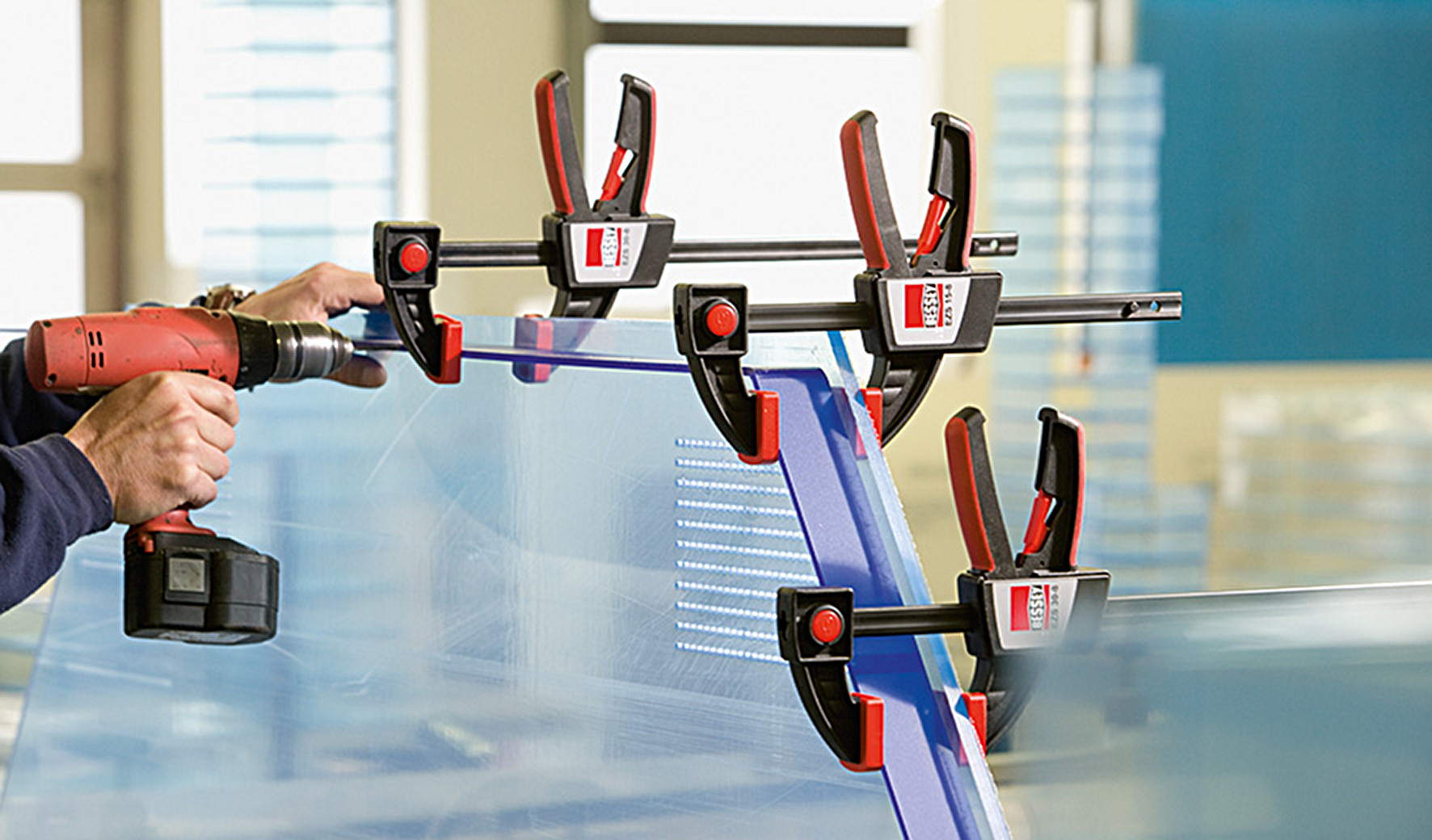 Ścisk uniwersalny szybkomocujący Bessey EZS 900/80 Rozstaw szczęk 900 mm