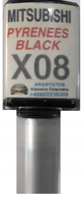 

Mitsubishi X08 Pyrenees Black Lakier Zaprawka Ara