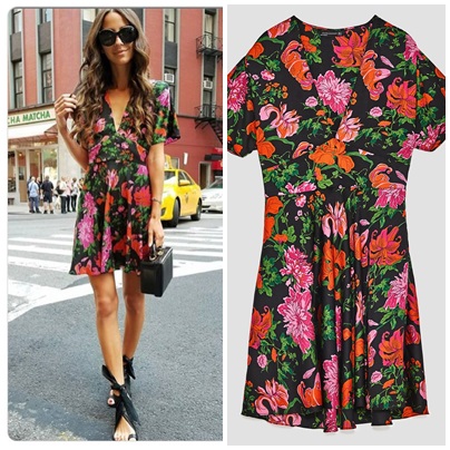 

Zara Sukienka W Kolorowe Kwiaty L Lato Blog -50%