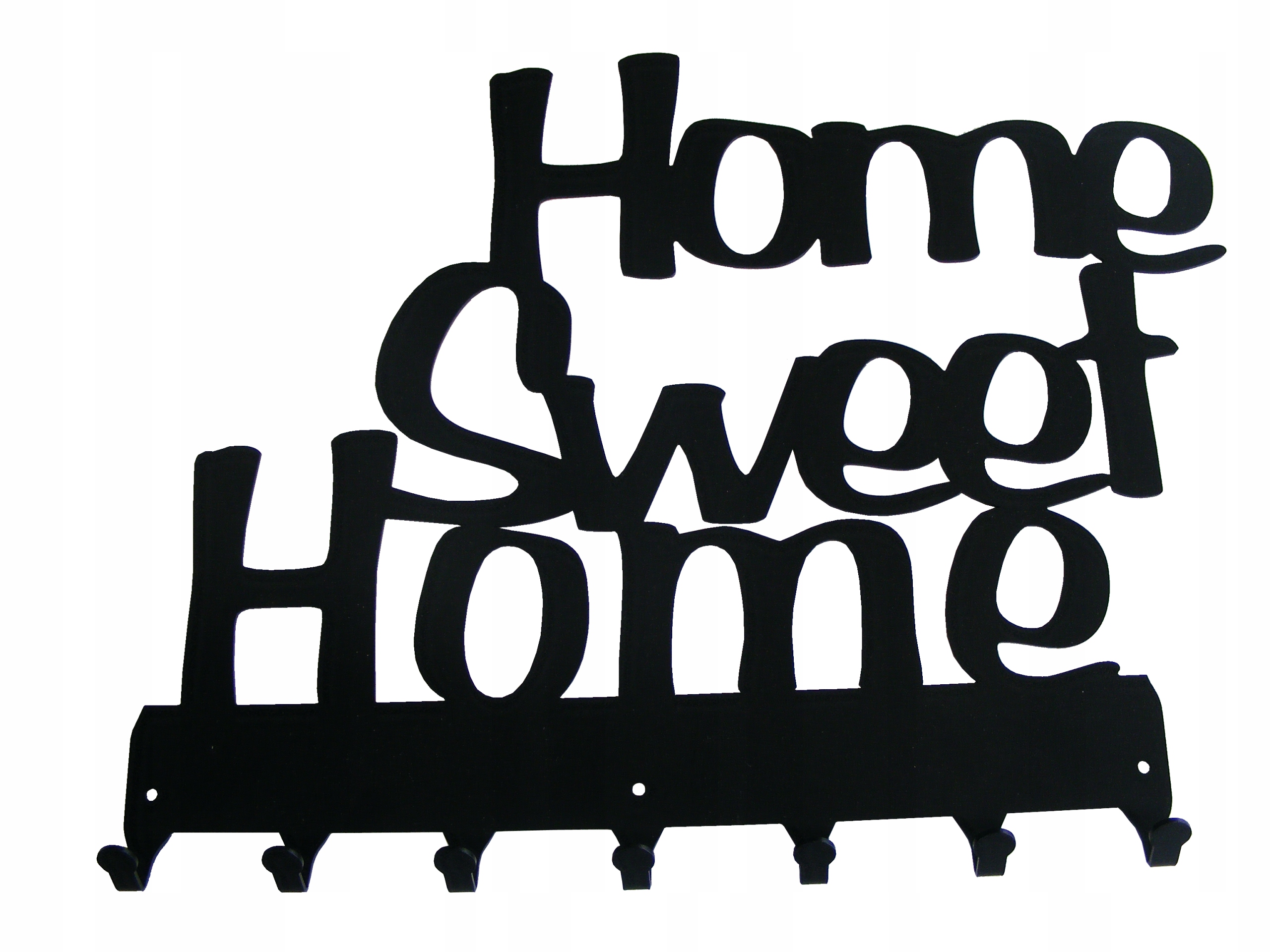 

Wieszak z napisem Home Sweet Home 40 cm metal stal