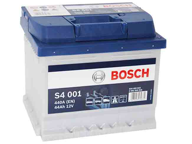 0 092 S40 010 - Аккумулятор BOSCH S4 44AH 440A 44 AH SILVER