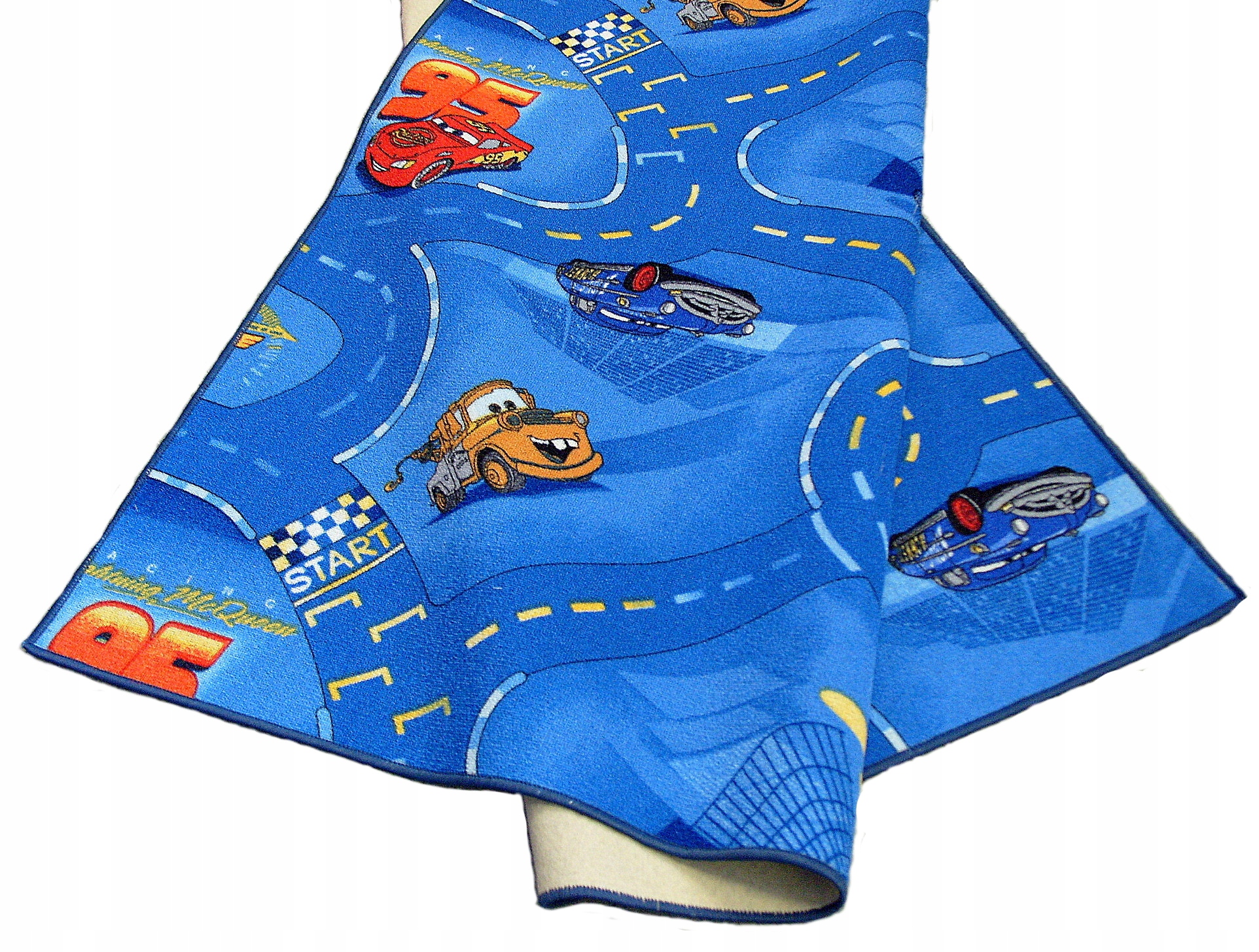 CARPET DISNEY CARS STREETS CITY 200x200 Tvar Obdĺžnik