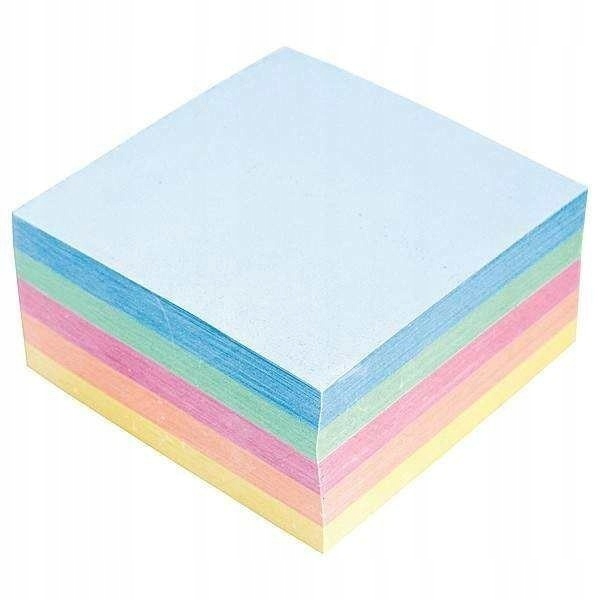 

Kostka kolorowa nieklejona 85x85mm