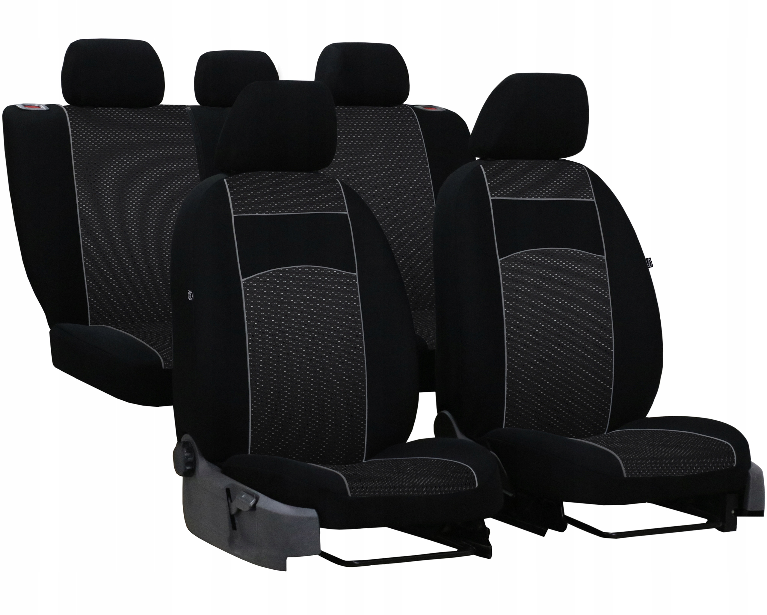 GRUBE POKROWCE MIAROWE VIP NA FOTELE SEAT IBIZA 5
