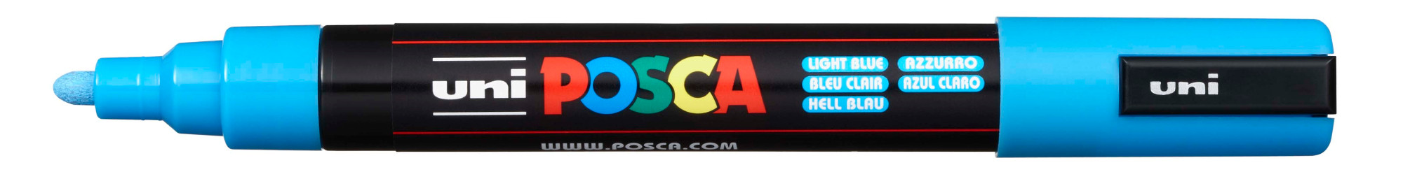 MARKER POSCA PC-5M UNI Z FARBĄ PLAKATOWĄ JAS-NIEB Stan opakowania oryginalne