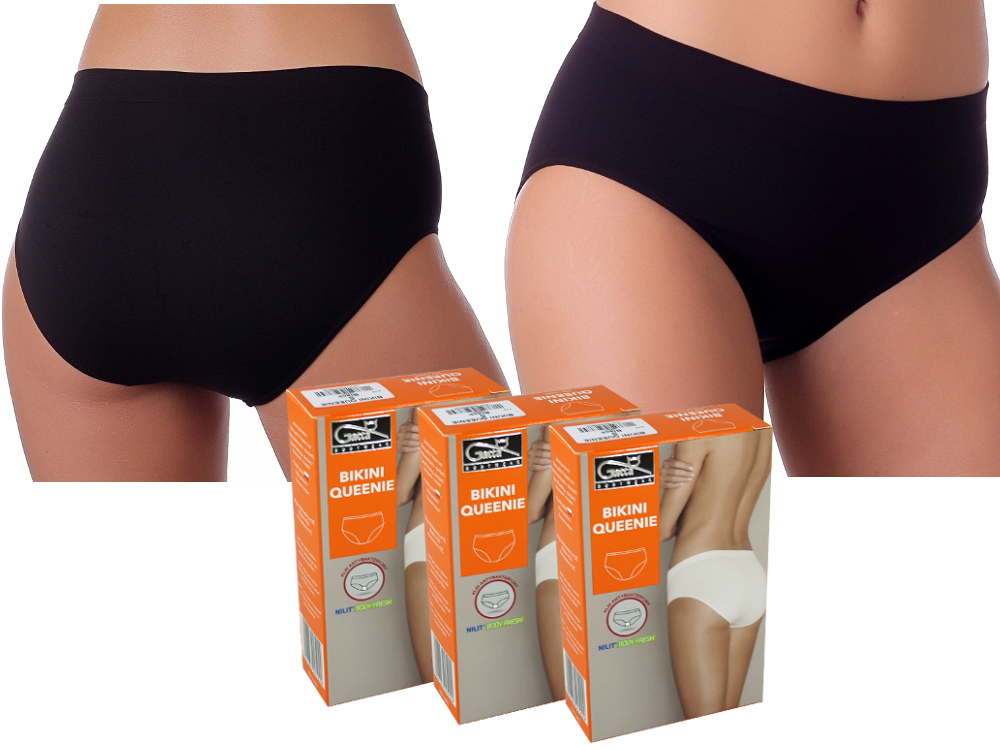 

3szt. Majtki bikini Queenie Gatta bezszwowe r. L