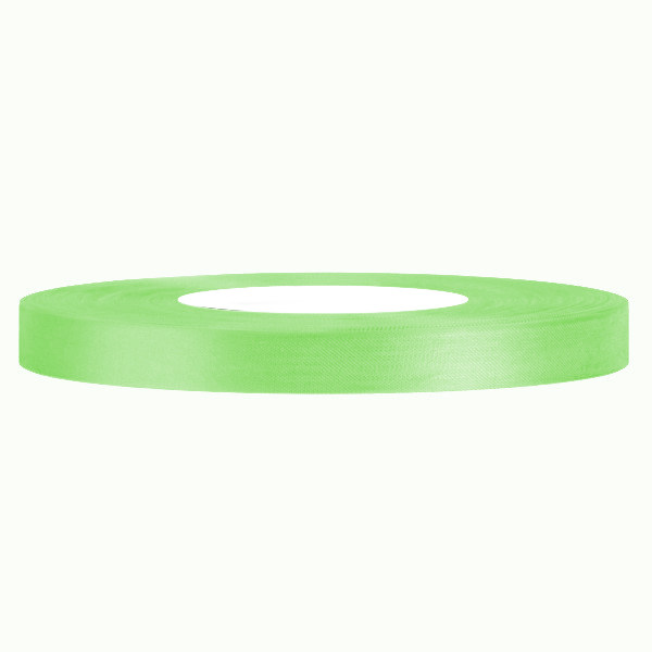 Wstążki satyna 6mm-32MB Tasiemka Limonka 8072