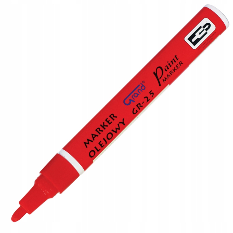 

Marker pisak olejowy Grand GR-25 czerwony