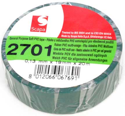 

Taśma Izolacyjna Scapa Pcv 19mm x 20m Zielona
