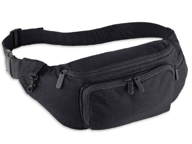 SASZETKA NERKA BIODRÓWKA DUŻA PAS ETUI NA BIODRA 2L CZARNA 4 KIESZENIE