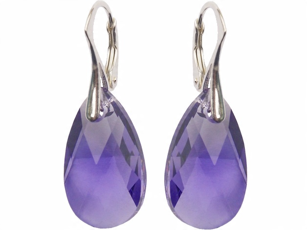 

Kolczyki Swarovski Migdał 22mm Tanzanite
