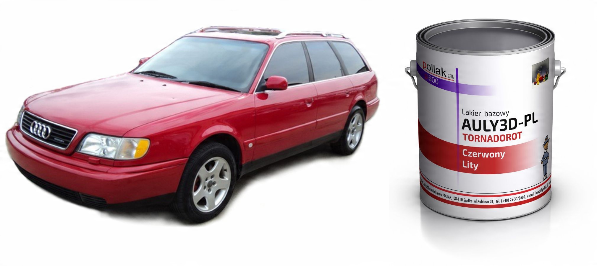

Baza Lakier Bazowy Czerwony Audi LY3D Tornado 1L