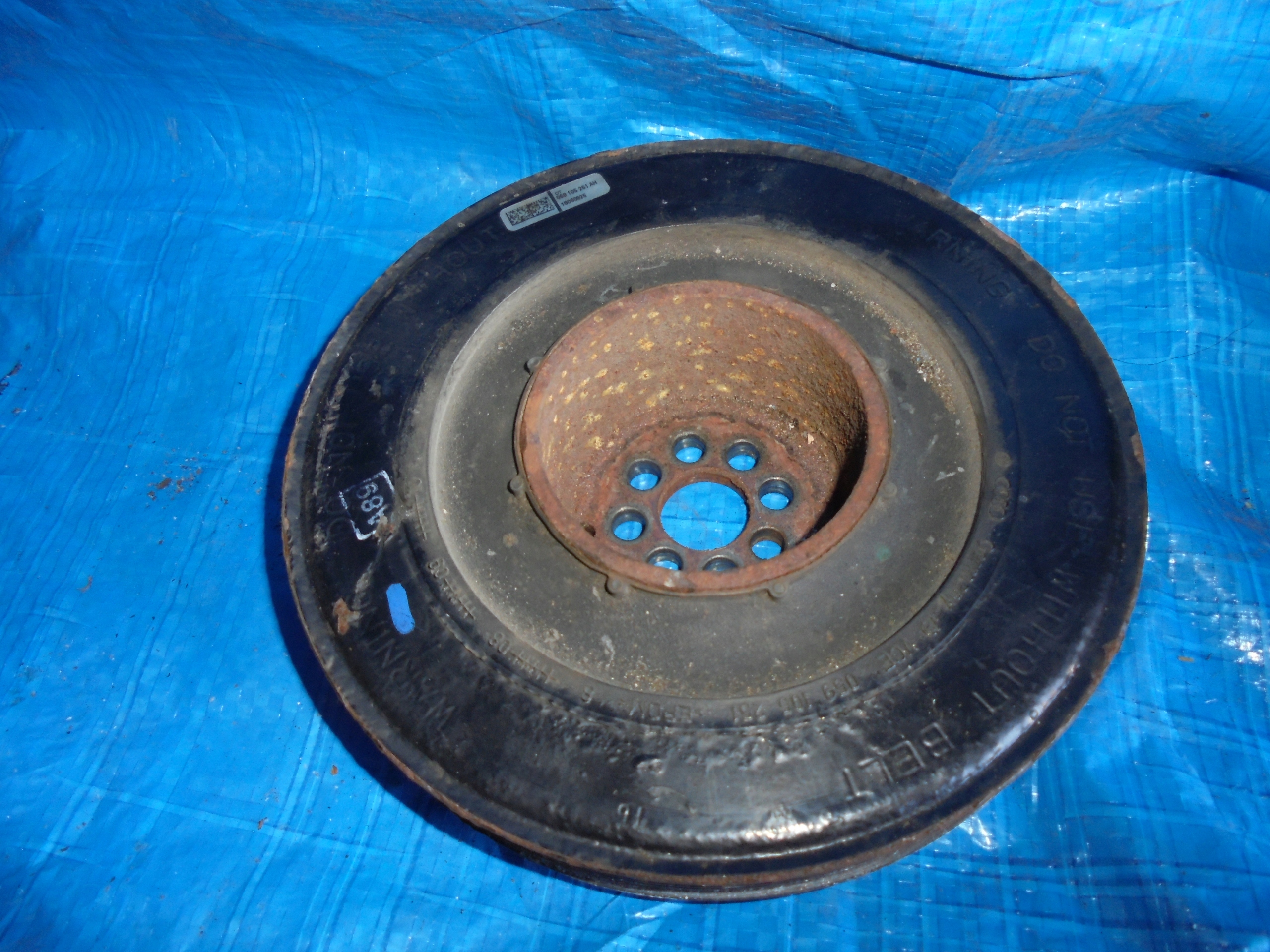 AUDI A4 A5 A6 Q5 059105251AH KOŁO PASOWE WAŁU