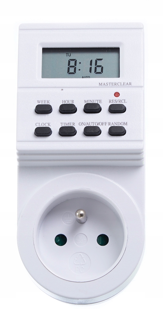 ELEKTRONICZNY CZASOMIERZ PROGRAMATOR CZASOWY 3600W Typ Czasowy