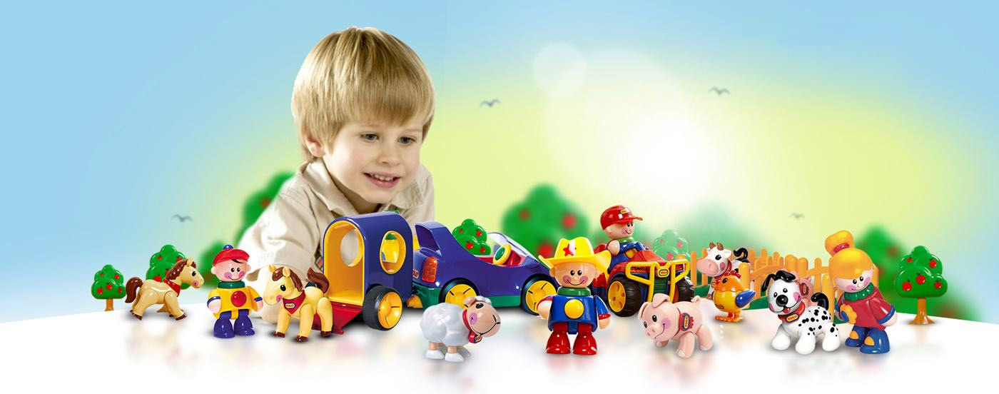 TOLO TOYS FRIENDS TOLEK WITH A WHEELBARROW Marka inne