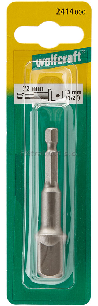 Adapter do wkrętarki na nasadkę 1/2 Wolfcraft Liczba elementów pojedyncze