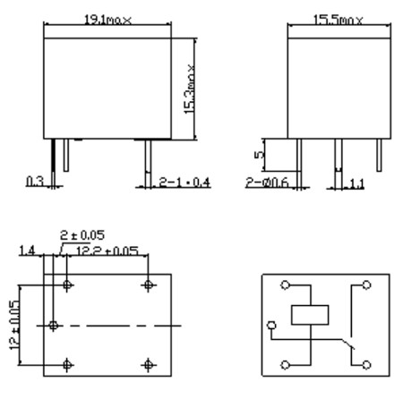 Реле 5V 10 A 250V универсальный код производителя нет
