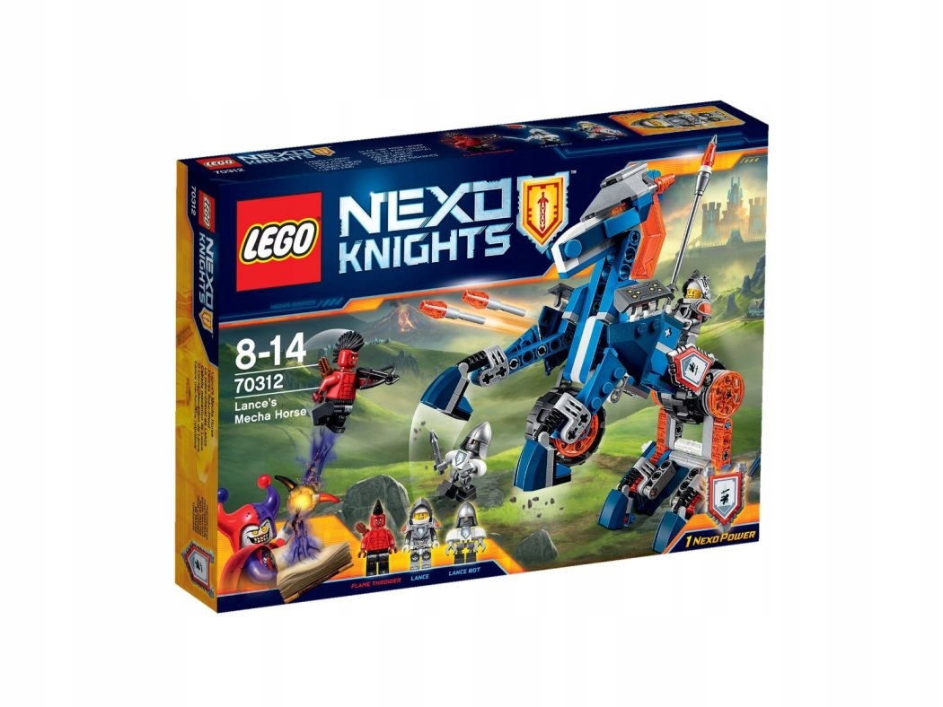 KLOCKI LEGO 70312 NEXO KNIGHTS Mechaniczny koń Lance'a Marka LEGO