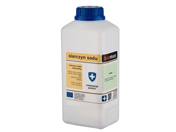 

Siarczyn Sodu bezwodny czysty 1kg Biomus