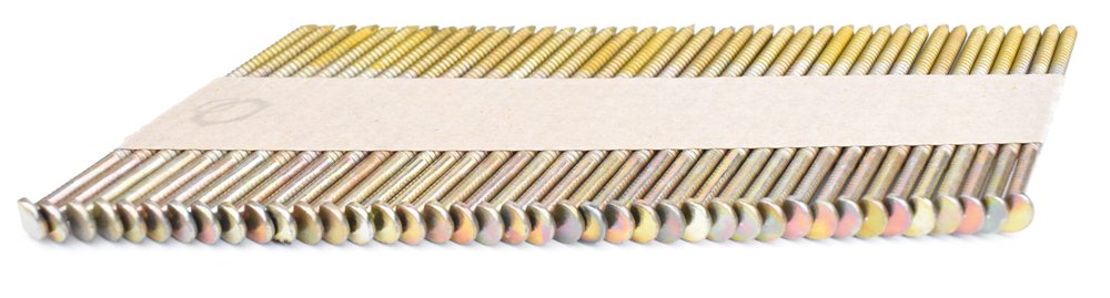 GWOŹDZIE PIERŚCIENIOWE NA PAPIERZE 34° DO GWOŹDZIARKI OCYNK 3,1x90 2000szt. Marka Metal-Mix